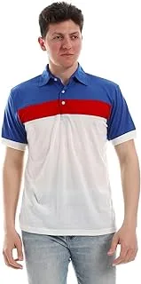 Off Cliff Mens Color Block Polo Shirt Color Block Polo Shirt