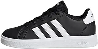 adidas GRAND COURT 2.0 K CBLACK/FTWWHT/CBLACK Shoes for Unisex Kids size 35.5