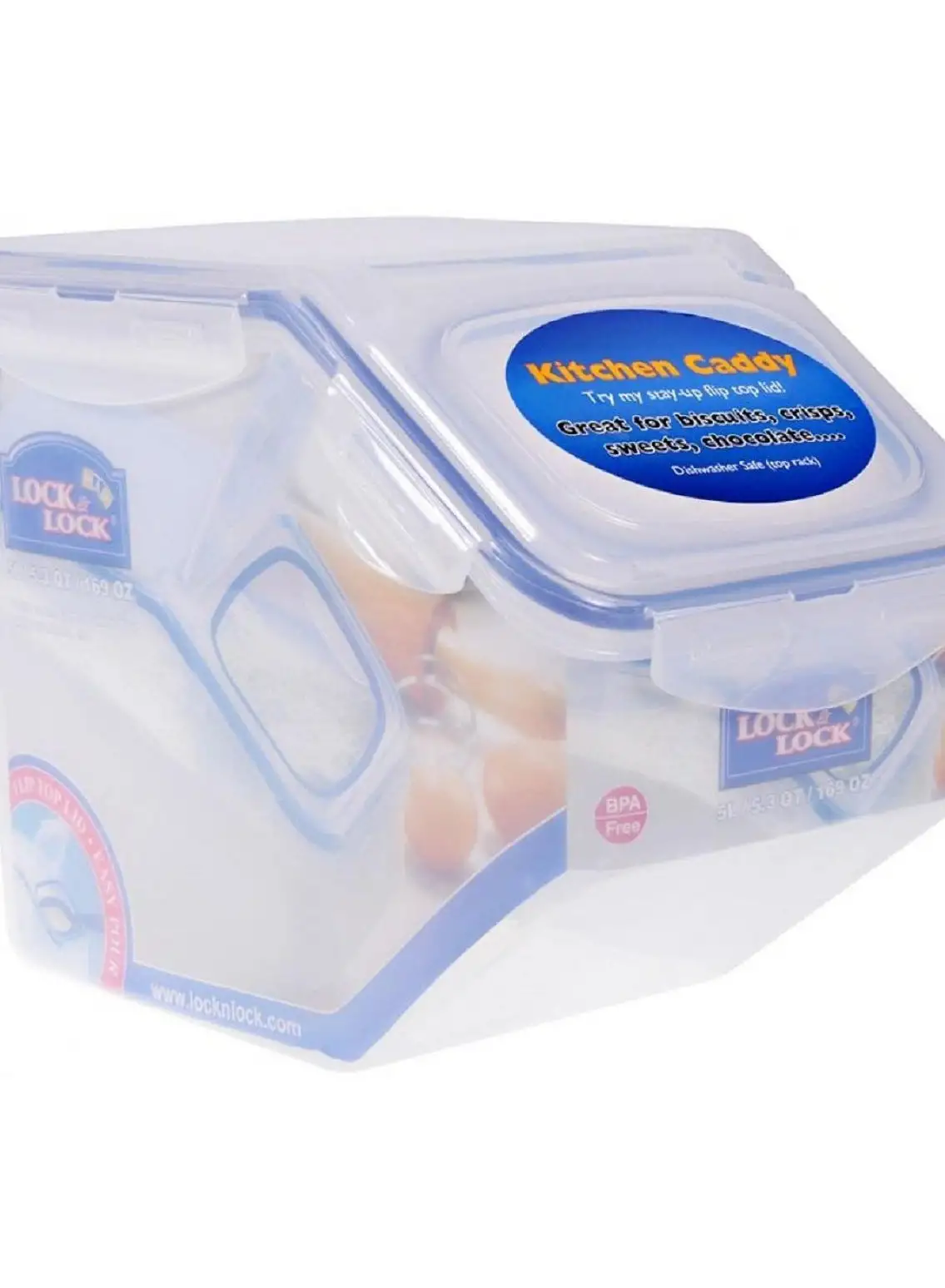 LocknLock Food Container Rect 5L W/ Flip Lid