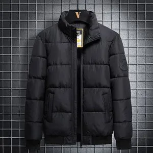 Fashion Men's Padded Casual Jacket Men's Thickened Fashion Jacket