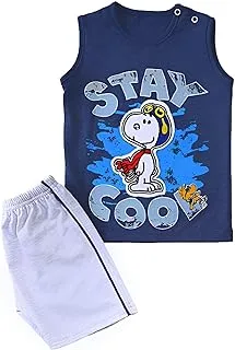 Jockey M M Boys Set Of 2 Pieces Printed Stay Cool Pajama Set