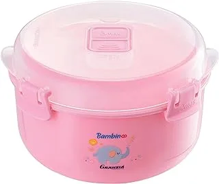 Granzia Bambino Microwave Baby Dish Rose Color