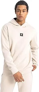 DeFacto mens Standart Fit Hooded B4758AX Long Sleeve Sweatshirt