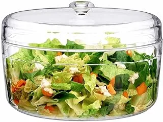 Hec SB-45-LC Acrylic Salad Bowl with Lid