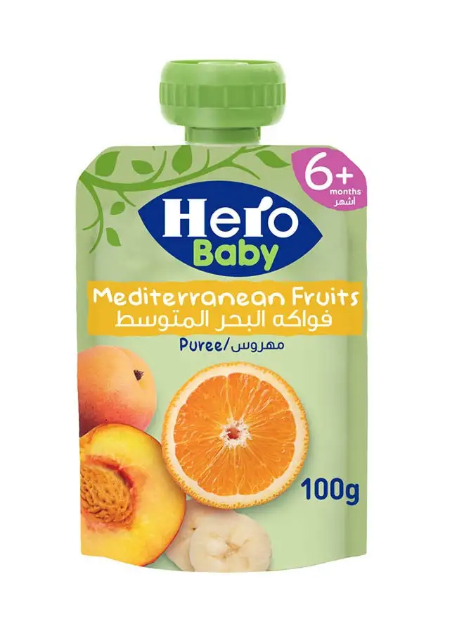 Hero Baby Pouch Mediterranean Fruits 100 grams