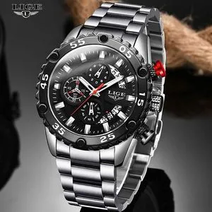 Lige Fashion Quartz Watch Sport Waterproof Watches For Men 10027