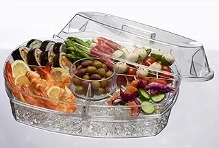 Hec ST-211-LC-AS Acrylic on Ice Party Platter