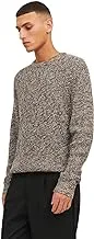 Jack & Jones Men's William Crew-Neck Knitted Sweatshirt