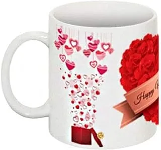 Rose Heart Valentines Collection Digital Printed Mug