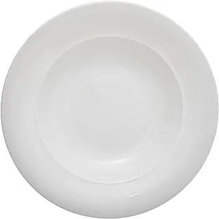 Tunisie Tu-1600228 Set Of 6 Pieces Of Porcelain Artemis Pasta Plate 28Cm Suitable For Home And Restaurants With Premium Durable Material - White