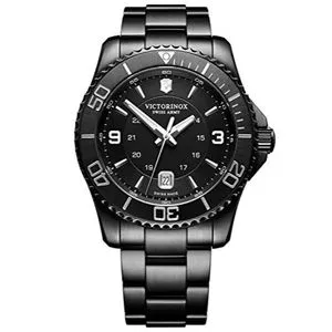 Victorinox Watch MAVERICK Black Edition Black PVD Stainless Steel Case (316L) Black Dial Black PVD Stainless Steel Bracelet 241798 MenBlack