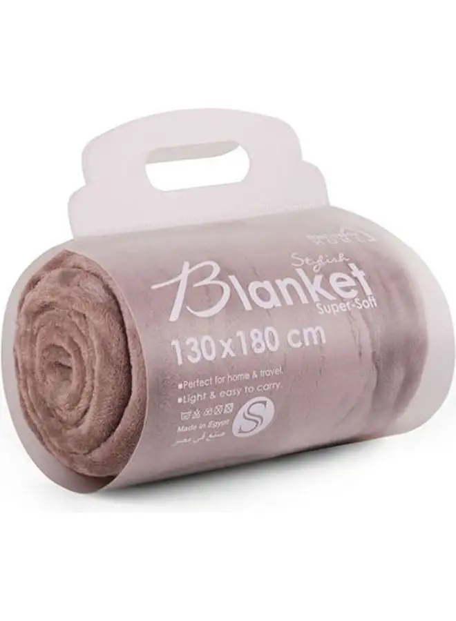 Mintra Warming Microfiber Blanket Polyester Mocha 130x180cm