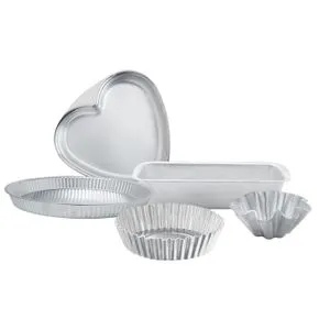 Al-ahram Aluminum Sweets Set (Tart 30 + Brioche 22 + Heart 30 + Rectangle 27 + Tart 26 Polygon)