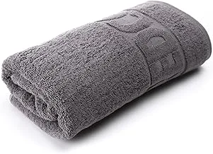 Red Cotton - Cotton Towel Soft and Absorbent Ideal for Bath, Beach, and Home Use- size 50x100 -DARK GREY