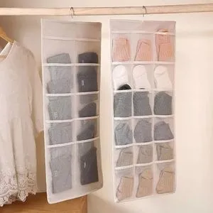 Underwear, Bras, Socks And Towels Organizer - 2 Faces