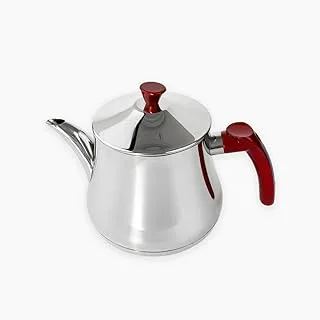 Rosa Stainless Steel Solitaire Alya Teapot, 1.5 Liter Capacity