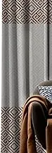 NAGIUB SELIM Elegant Velvet curtains - Soft Velour fabric -Modern Multi Colour Sheer Design- Steel Grommets - for living rooms - 1 piece - 140W X 280L CM -V14