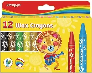 KEYROAD CRAYON COLORS 12 COLOR JUMBO MODEL KR971307