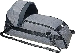 Baby Shoora Linen Carrycot For Unisex-Dark Grey-Size:(60 * 35 * 10cm)