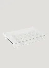 Matalan Acrylic Cutlery Organiser Tray, 35.5 cm x 25 cm x 5 cm Size, Clear