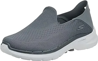 Skechers mens GO WALK 6 Shoes, CHARCOAL, 45.5 EU, CHARCOAL, 45.5 EU