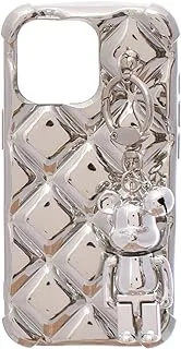 Boter 3D Medal High Quality Back Cover With Robust Protection Against Drops Impacts For Iphone 13 Pro - Silver