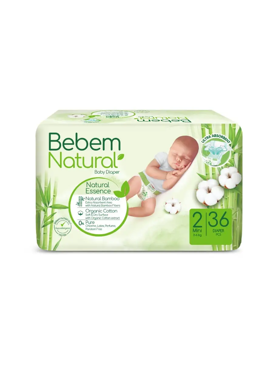 Bebem 36 Piece - Baby Diaper Size 2