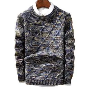 Fashion Sweater Sweater MenBrand Fashion Pullover Male O-Neck