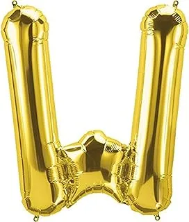 Gold Letter W Balloon 32 