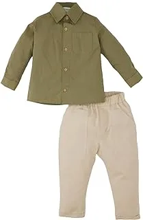 DeFacto Baby Boys Regular Fit Shirt Neck Z2535A2 Woven Set