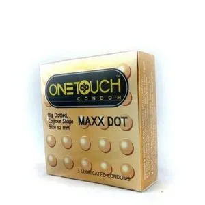 One Touch ONETOUCH Maxx Dotted Condoms 1pack -3pcs