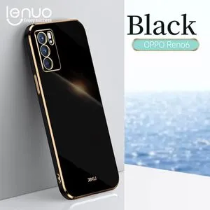 Lenuo for Oppo Reno6 5G Version 6D Plating Soft Silicone Phone Case