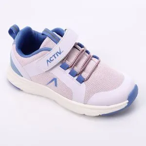 Activ Girls Lilac & Blue Rounded Sneakers