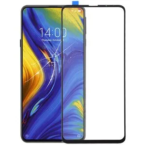 عدسة زجاجية خارجية للشاشة الأمامية لهاتف Xiaomi Mi Mix 3 - أسود