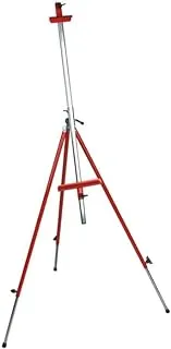 China Fine Arts ESL21 Steel Sketch Easel, Red/Silver