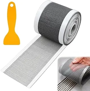 Drain Hair Catcher Disposable 70 mm x 10 m, Shower Drain Mesh Sticker, Hair Strainer Shower Filter Rinse Strainer Sticker, Drain Strainer Shower, for Showers, Bathtubs, Kitchens