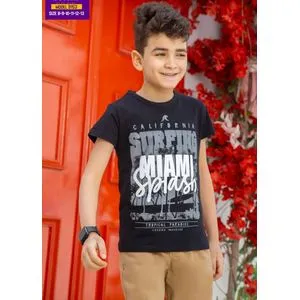 infantimo Elegant Round Cotton T-shirt For Boys