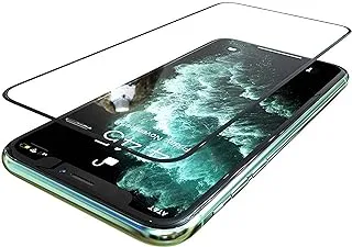 [قطعتان] واقي شاشة زجاجي 5D لهاتف iPhone 11 بغطاء كامل من الزجاج