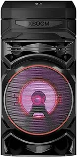 LG XBOOM RNC5, Party Speaker with Double Super Bass Boost, Multi Color Lighting and Multiple Media Input