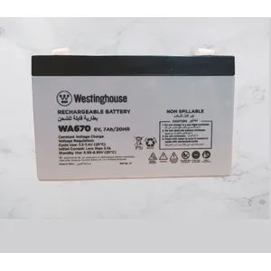 A-GENERAL Westinghouse  Battery 6V 7.0AH Used For Fire Engines, , Alarms, And Children's Toys