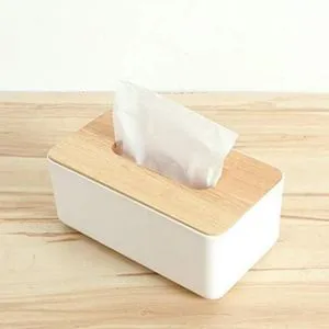 Tissue Box Holder For Bathroom, Countertop, Bedroom Dresser, Bedside Table And Desk.