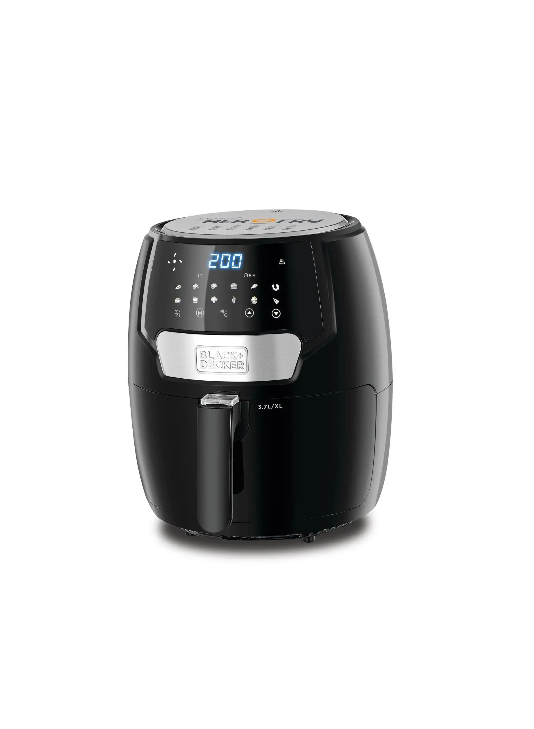 BLACK+DECKER Aero Fry fryer 13*1 - 13 frying programs - digital - touch 3.7 L 1500 W AF4037 Black