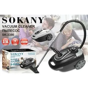 Sokany (SK-3386) Vacuum Cleaner 3.5 Litres/3500W