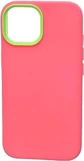 Boter 360 High Quality Back Cover 360 Degree Full Body Protection For Iphone 14 - Fuchsia Green