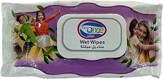 Tour Onge Wet baby Wipes Premium refereshing &perfumed -Purple 72PCS