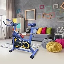 Stationary magnetic exercise bike for indoor and home gym use, with fitness app, 330 pounds, with tablet stand, suitable for cardio workouts from true fit Fitness