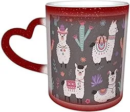 Sleep Cactus Color Changing Mug In The Sky Ceramic Mug Red Coffee Cup Christmas Birthday Gift