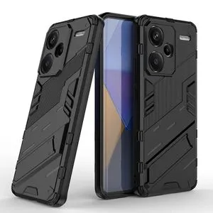 Redmi Note 13 Pro+ 5G Hummer Full Protection Slim Case With Kickstand& Camera Shield Cover