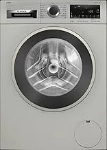 Washing Machine Series 6 from Bosch Front Load 10 Kg - 1400 RPM- LED Display - Silver - WGA254AXEG