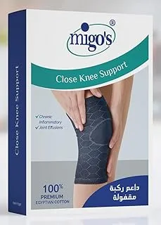 Migo's Sports Cotton Knee Support, Medium